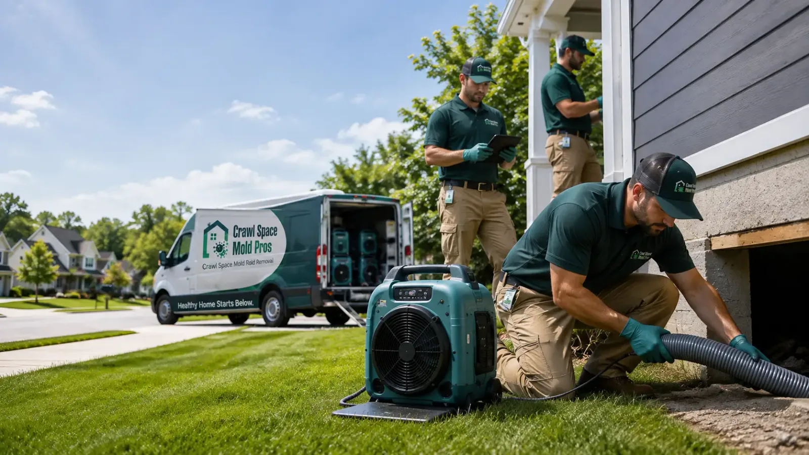 Crawl Space Mold Removal in Klingerstown, PA